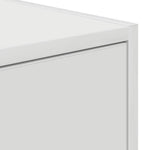 Tv-Benker 2 Stk Hvit 80X31X25,5 Cm Konstruert Tre