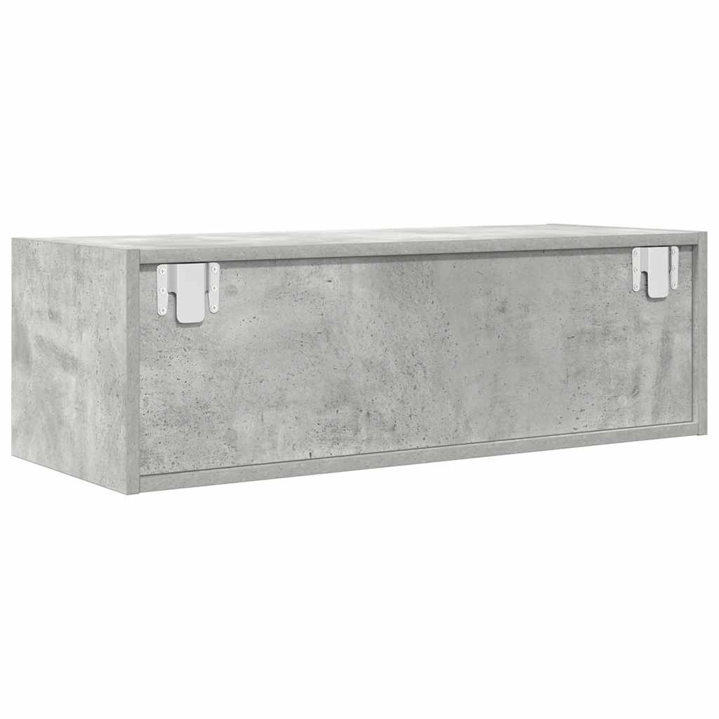 Tv-Benk Betonggrå 80X31X25,5 Cm Konstruert Tre