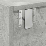Tv-Benk Betonggrå 80X31X25,5 Cm Konstruert Tre