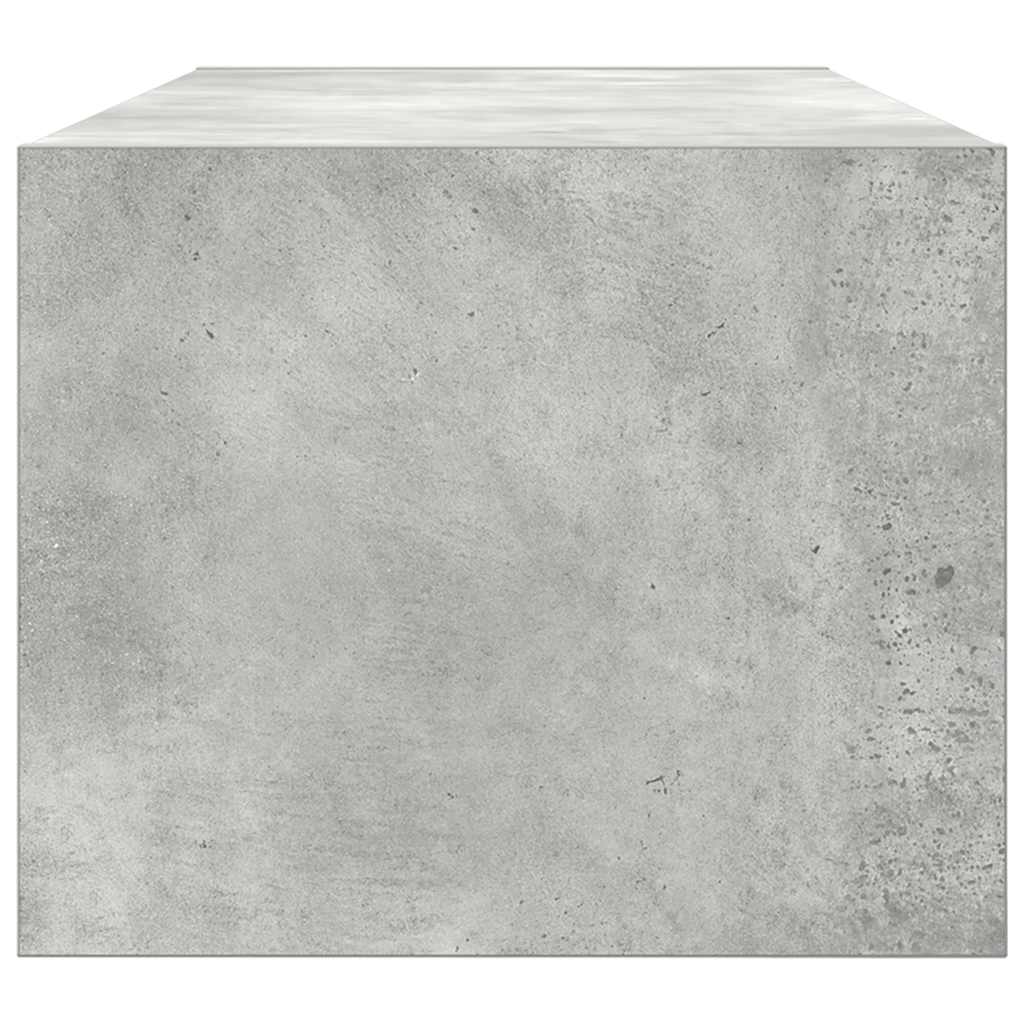 Tv-Benker 2 Stk Betonggrå 80X31X25,5 Cm Konstruert Tre