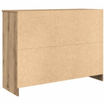 Skjenk Med 6 Skuffer Artisan Eik 101X35X76 Cm Konstruert Tre