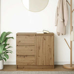 Skjenk Med Skuff Artisan Eik 71X35X65 Cm Konstruert Tre