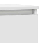 Skjenk Med Skuff Hvit 71X35X84 Cm Konstruert Tre