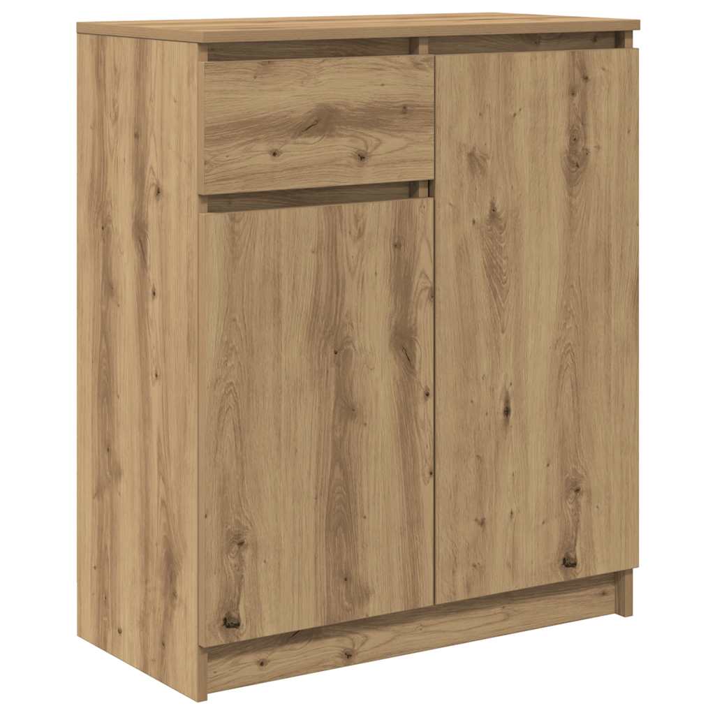 Skjenk Med Skuff Artisan Eik 71X35X84 Cm Konstruert Tre