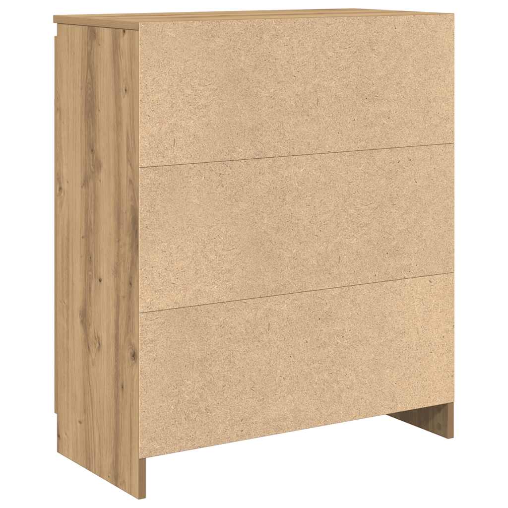 Skjenk Med Skuff Artisan Eik 71X35X84 Cm Konstruert Tre