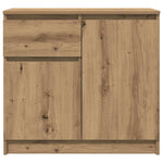 Skjenk Med Skuff Artisan Eik 71X35X65 Cm Konstruert Tre