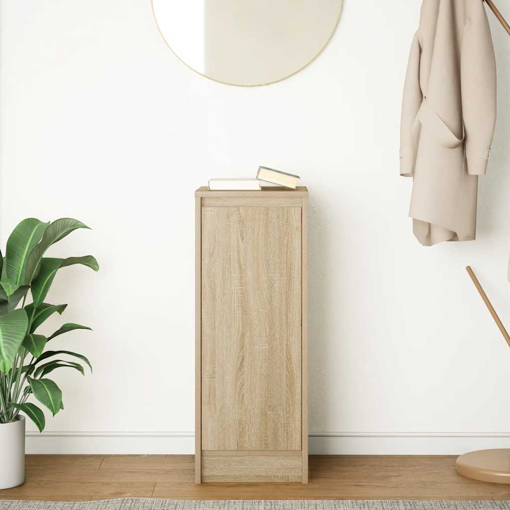 Skjenk Sonoma Eik 29,5X34X76 Cm Konstruert Tre