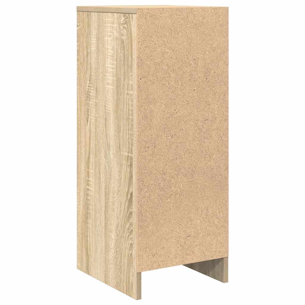 Skjenk Sonoma Eik 29,5X34X76 Cm Konstruert Tre