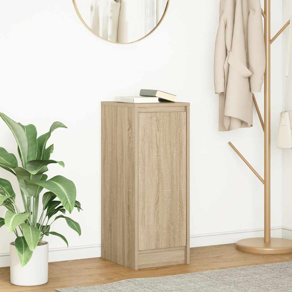 Skjenk Sonoma Eik 29,5X34X76 Cm Konstruert Tre