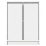 Skjenk Hvit 57X34X76 Cm Konstruert Tre