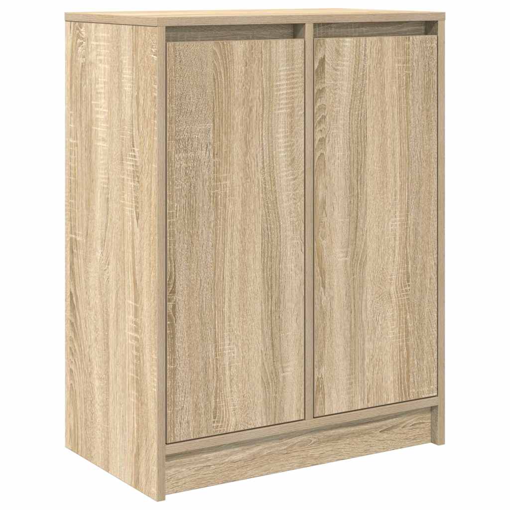 Skjenk Sonoma Eik 57X34X76 Cm Konstruert Tre
