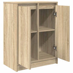 Skjenk Sonoma Eik 57X34X76 Cm Konstruert Tre