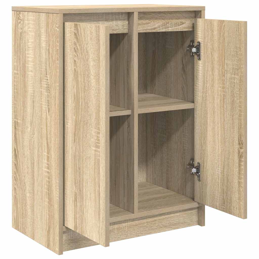 Skjenk Sonoma Eik 57X34X76 Cm Konstruert Tre