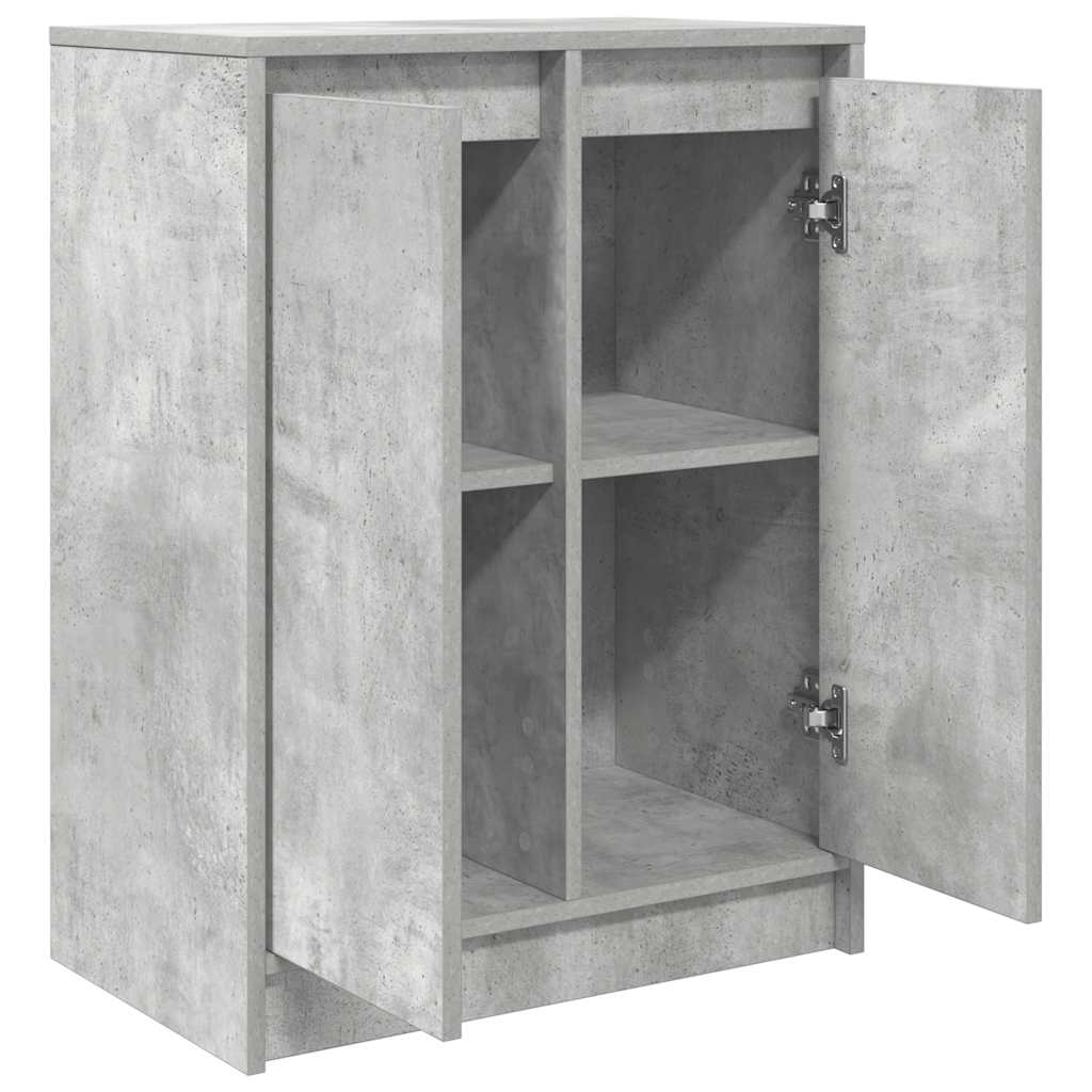 Skjenk Betonggrå 57X34X76 Cm Konstruert Tre