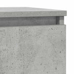 Skjenk Betonggrå 57X34X76 Cm Konstruert Tre