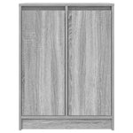 Skjenk Grå Sonoma 57X34X76 Cm Konstruert Tre