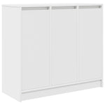 Skjenk Hvit 85X34X76 Cm Konstruert Tre