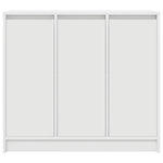 Skjenk Hvit 85X34X76 Cm Konstruert Tre