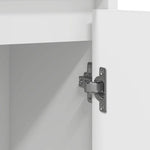 Skjenk Hvit 85X34X76 Cm Konstruert Tre
