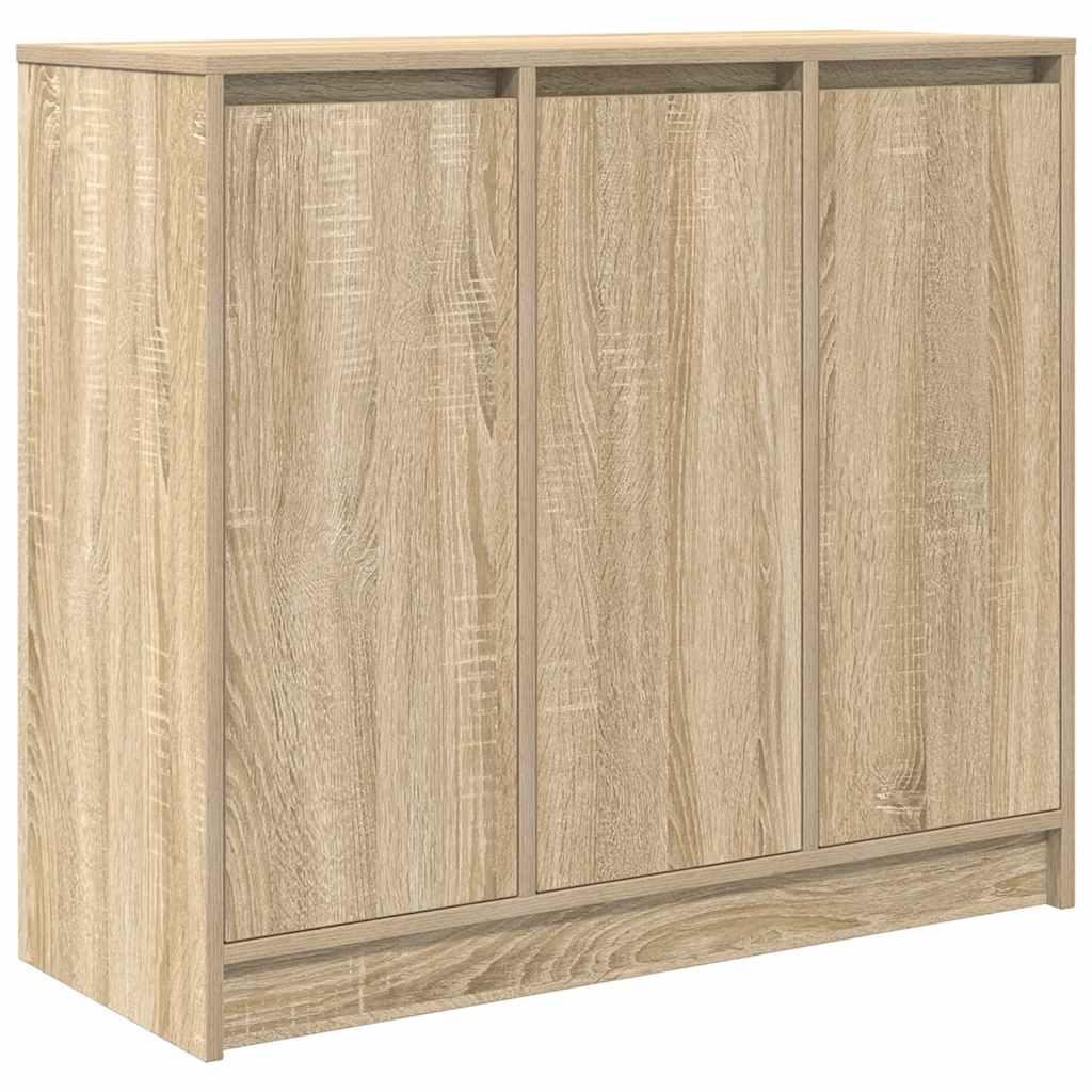 Skjenk Sonoma Eik 85X34X76 Cm Konstruert Tre