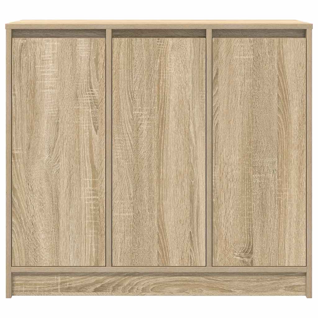 Skjenk Sonoma Eik 85X34X76 Cm Konstruert Tre