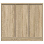 Skjenk Sonoma Eik 85X34X76 Cm Konstruert Tre