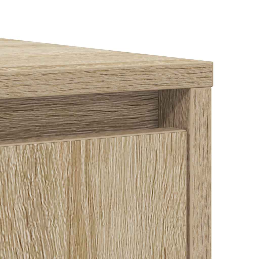 Skjenk Sonoma Eik 85X34X76 Cm Konstruert Tre