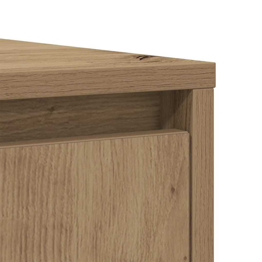 Skjenk Artisan Eik 85X34X76 Cm Konstruert Tre