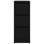 Skjenk Svart Eik 29,5X34X76 Cm Konstruert Tre