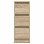 Skjenk Sonoma Eik 29,5X34X76 Cm Konstruert Tre