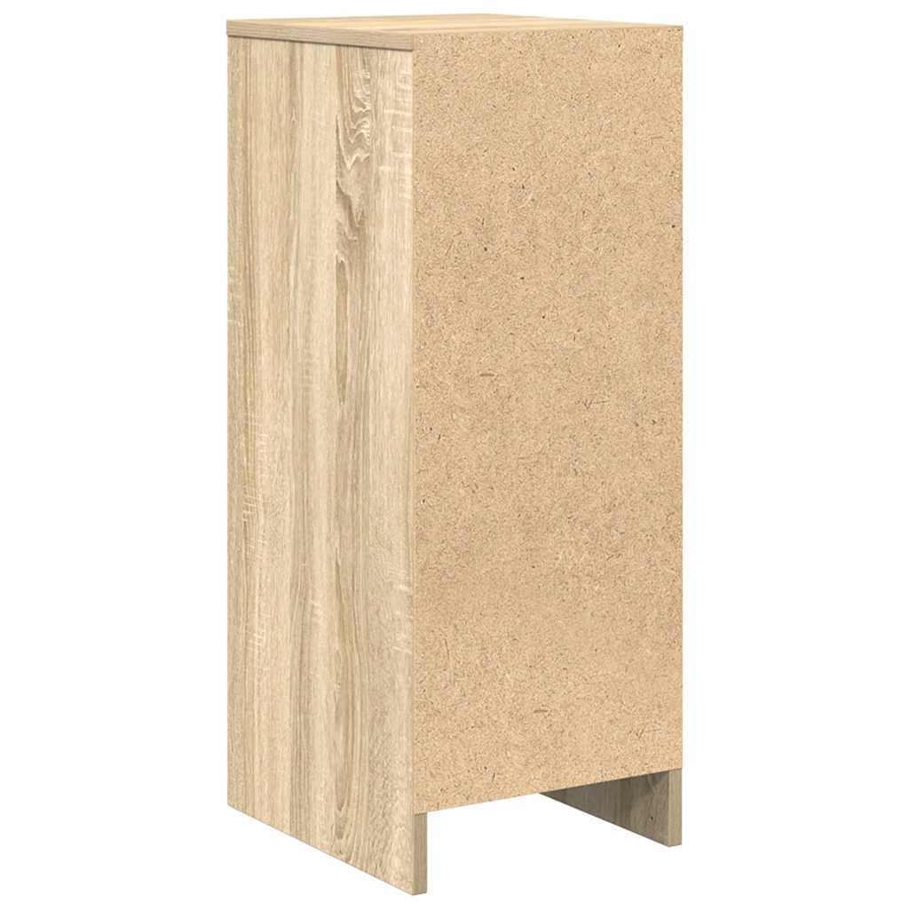 Skjenk Sonoma Eik 29,5X34X76 Cm Konstruert Tre