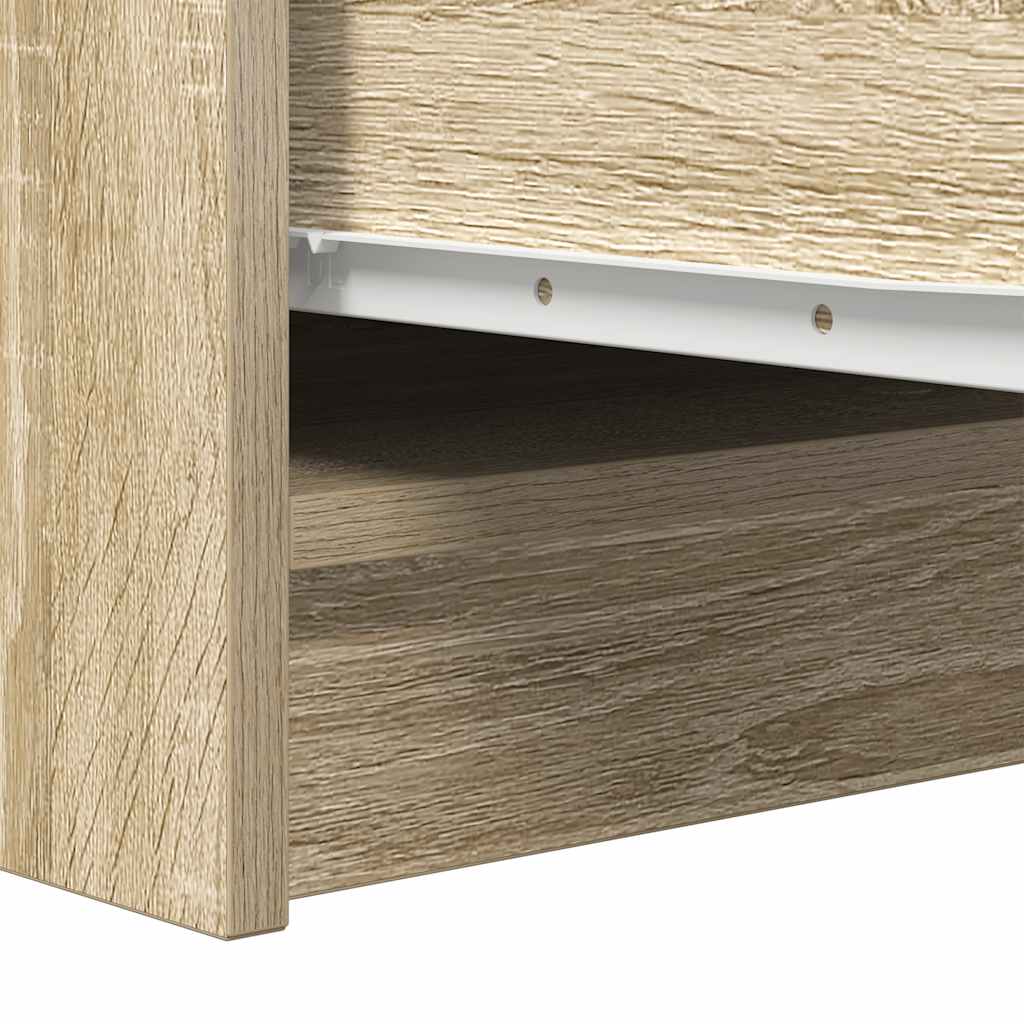 Skjenk Sonoma Eik 29,5X34X76 Cm Konstruert Tre
