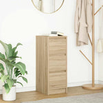 Skjenk Sonoma Eik 29,5X34X76 Cm Konstruert Tre