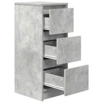 Skjenk Betonggrå 29,5X34X76 Cm Konstruert Tre