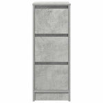 Skjenk Betonggrå 29,5X34X76 Cm Konstruert Tre