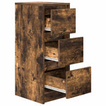 Skjenk Røkt Eik 29,5X34X76 Cm Konstruert Tre