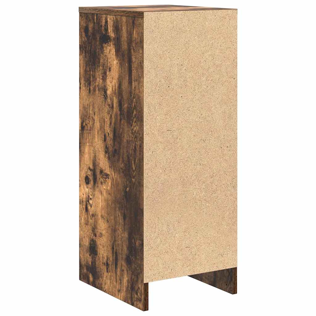 Skjenk Røkt Eik 29,5X34X76 Cm Konstruert Tre