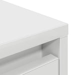 Skap Med Skuff Hvit 55,5X34X119,5 Cm Konstruert Tre