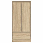 Skap Med Skuff Sonoma Eik 55,5X34X119,5 Cm Konstruert Tre