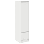 Highboard Hvit 29,5X34X119,5 Cm Konstruert Tre