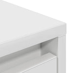 Highboard Hvit 29,5X34X119,5 Cm Konstruert Tre