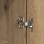 Highboard Artisan Eik 37,5X35X180 Cm Konstruert Tre