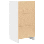 Skjenk Hvit 37,5X35X76 Cm Konstruert Tre