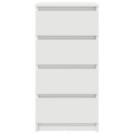Skjenk Hvit 37,5X35X76 Cm Konstruert Tre