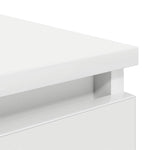 Skjenk Hvit 37,5X35X76 Cm Konstruert Tre