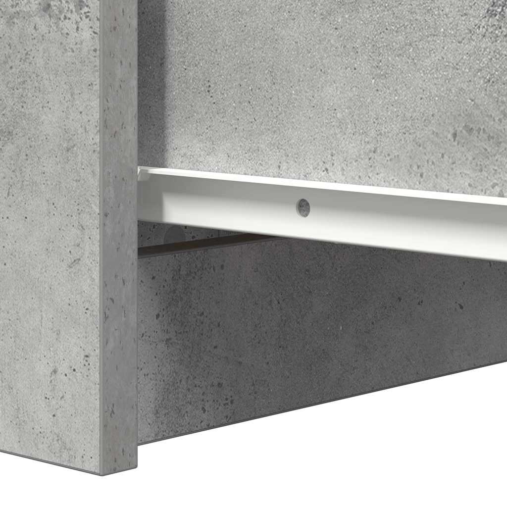 Skjenk Betonggrå 37,5X35X76 Cm Konstruert Tre