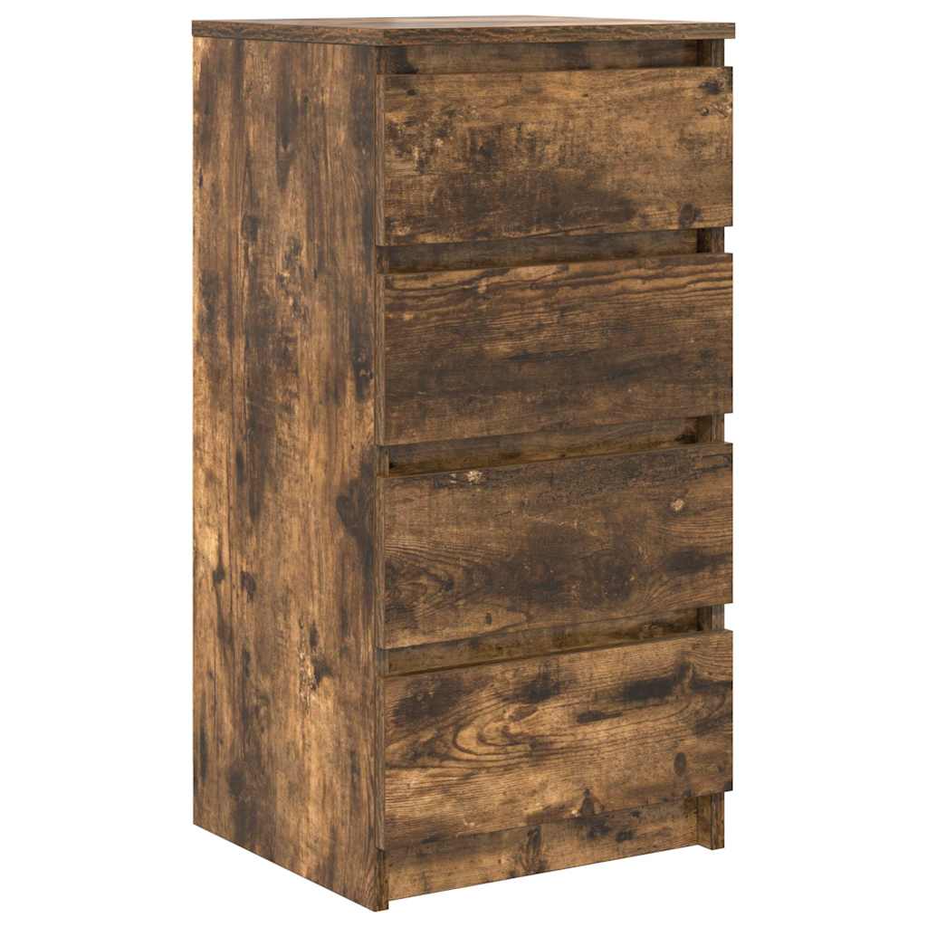 Skjenk Røkt Eik 37,5X35X76 Cm Konstruert Tre