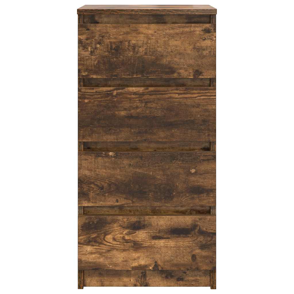 Skjenk Røkt Eik 37,5X35X76 Cm Konstruert Tre