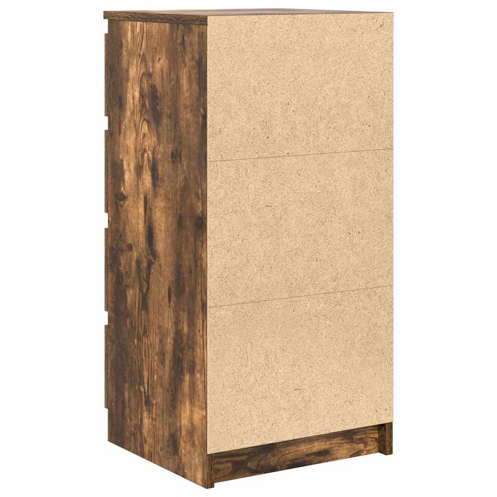 Skjenk Røkt Eik 37,5X35X76 Cm Konstruert Tre
