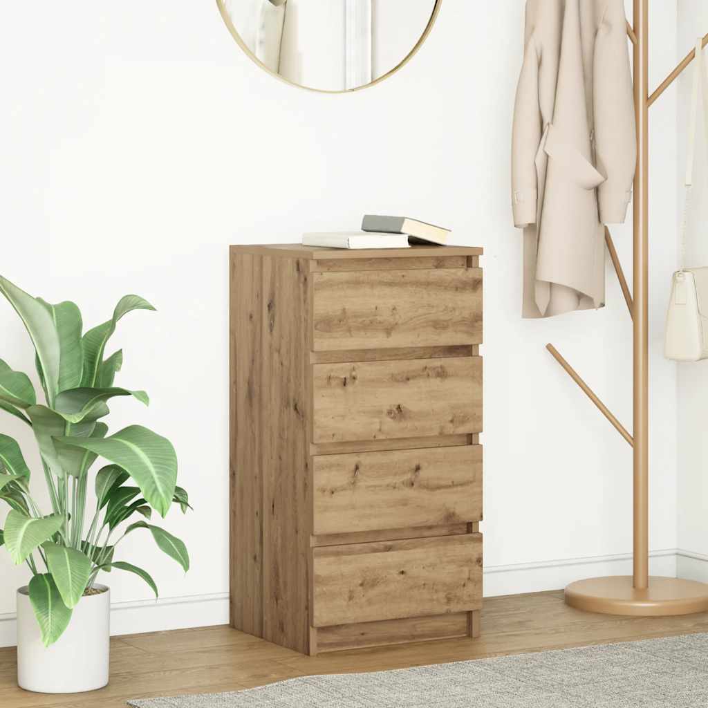 Skjenk Artisan Eik 37,5X35X76 Cm Konstruert Tre